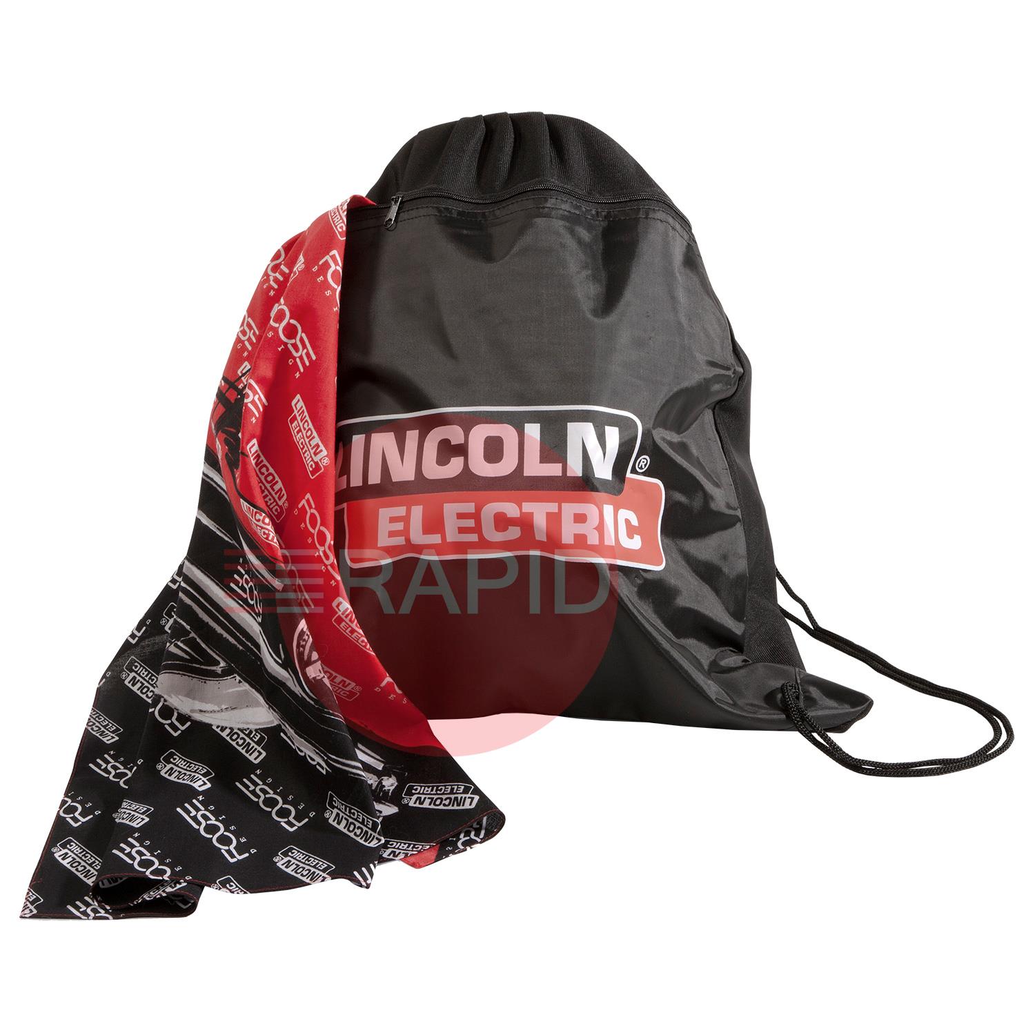 K3034-4-CE  Lincoln Viking 3350 Black Auto Darkening Welding Helmet, with Grind Button - Shade 5-13, Class 1/1/1/1